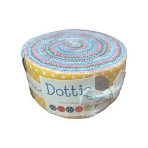 Moda “Dottie” Jelly Roll - 45010JR - 40 2.5” 100% Cotton Strips - OOP